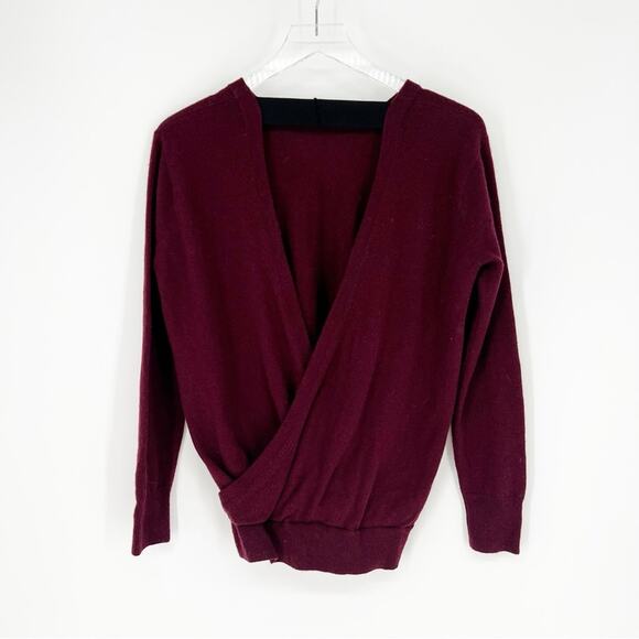 Sandro V-Back Wool Blend Sweater 1 (S) - Picture 1 of 5